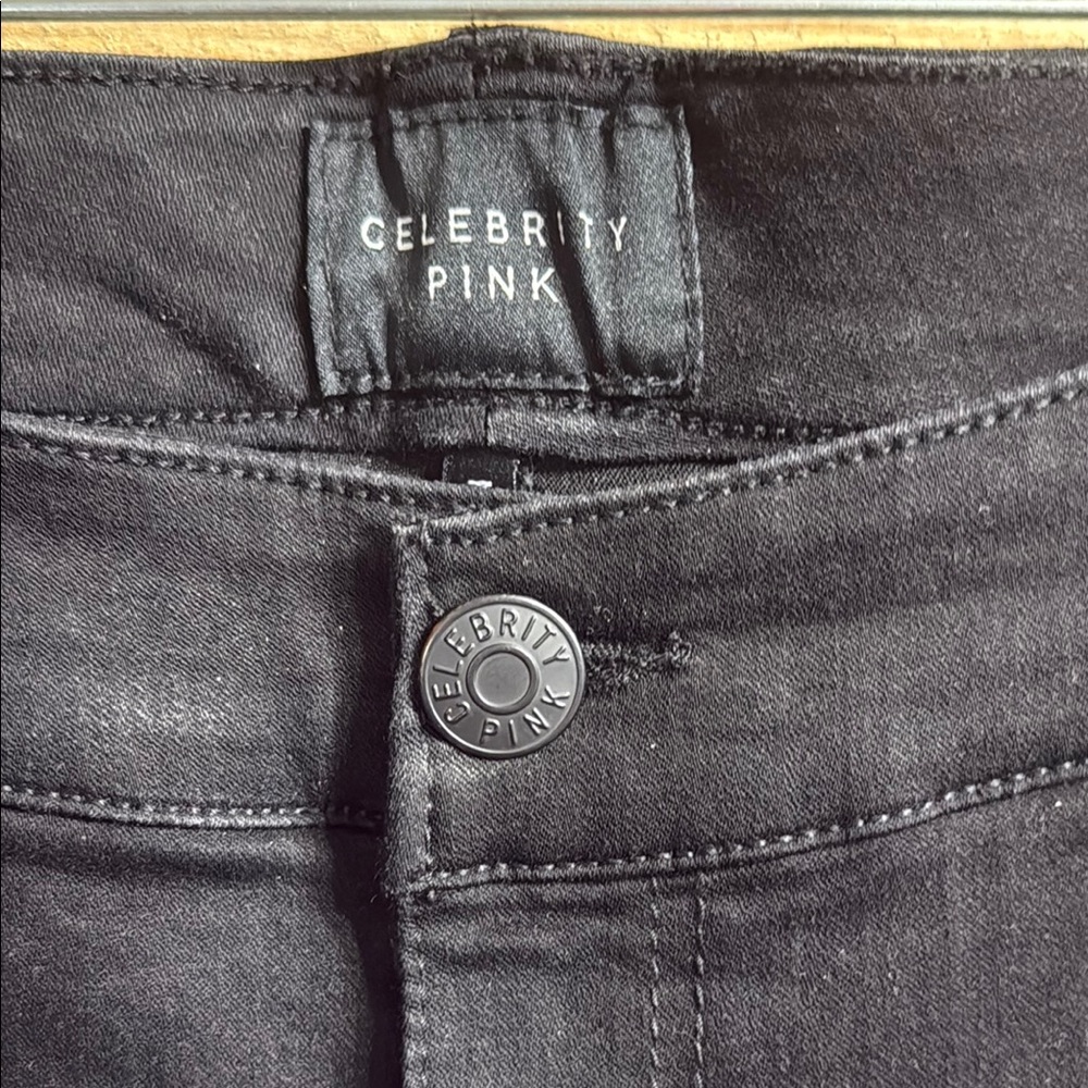 Celebrity Pink Black Skinny Jeans - Picture 4 of 12